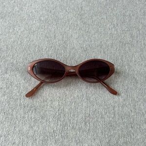 Vintage Brown Linda Lundatröm Sunglasses (1990s)